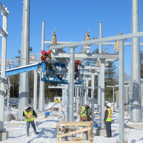 Florenc substation and crew