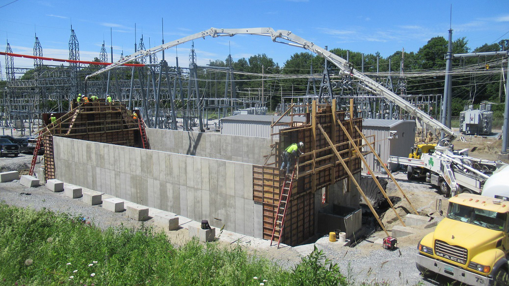 Highgate substation construction