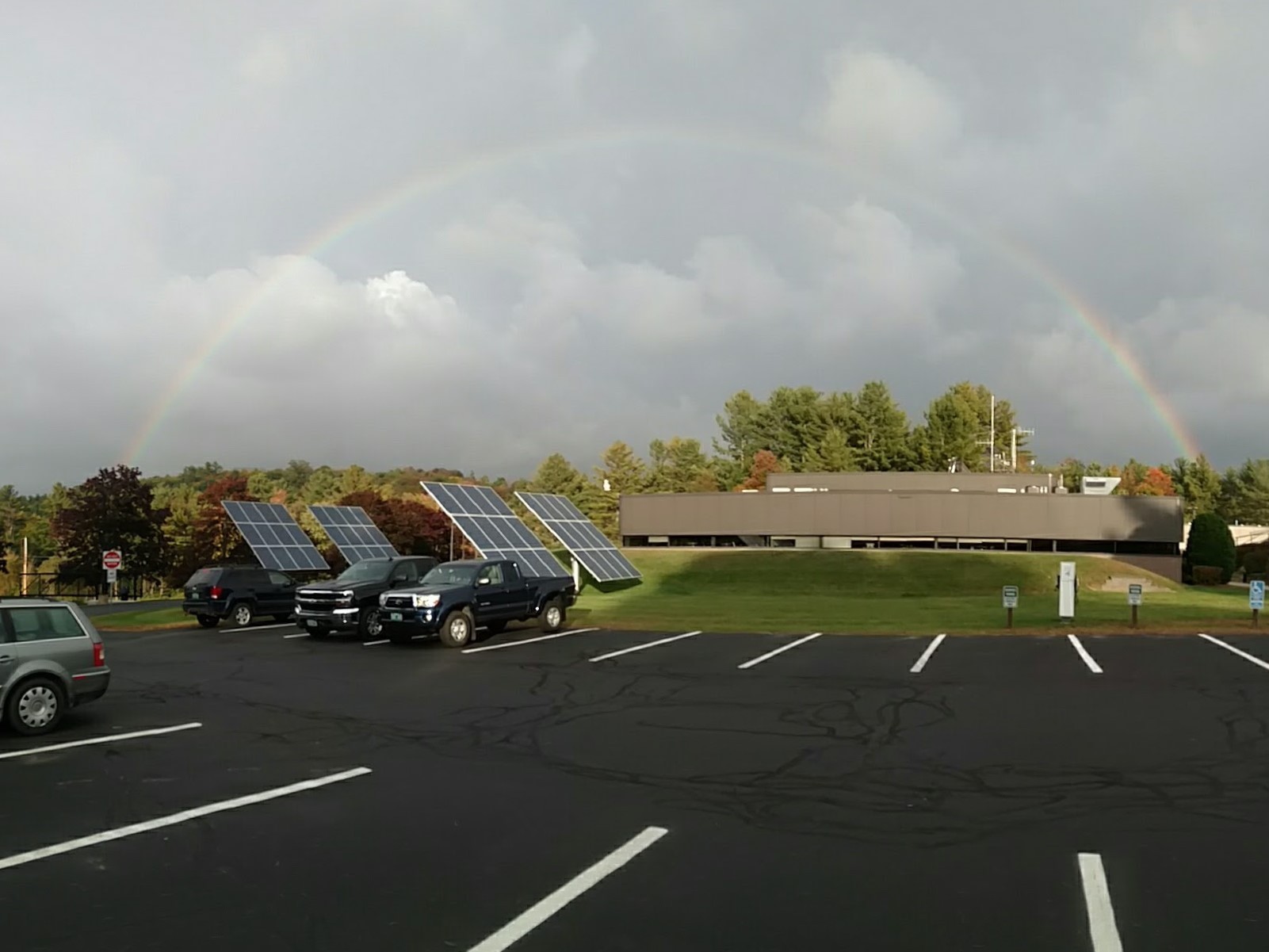 Rainbow over Pinnacle Ridge