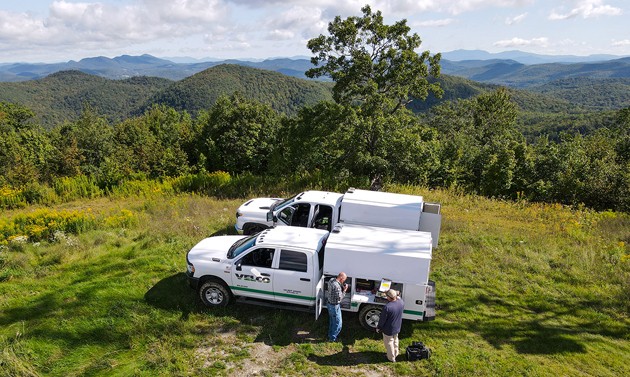 Velco crew with trucks