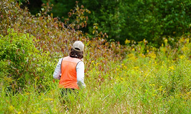 Velco worker in the field