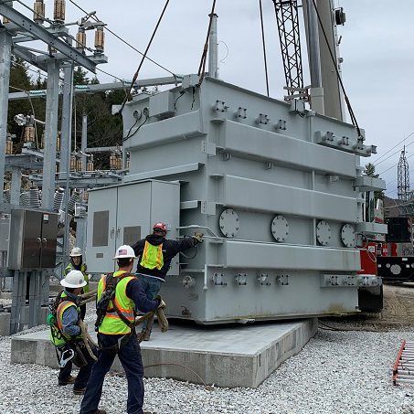 Florence equipment being installed