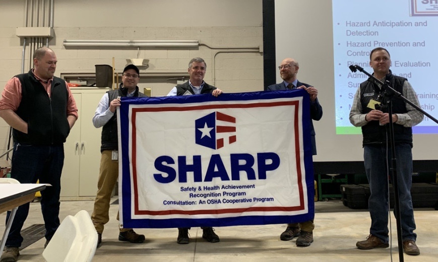 SHARP award recognition 